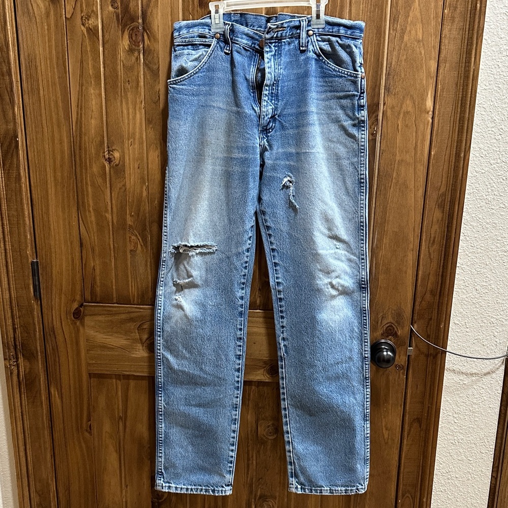 Wrangler Men's Light Blue Bootcut Jeans